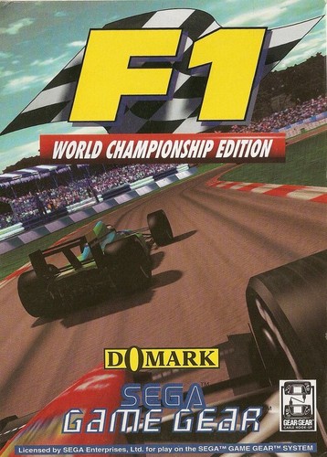Sega game gear f1 world - game,